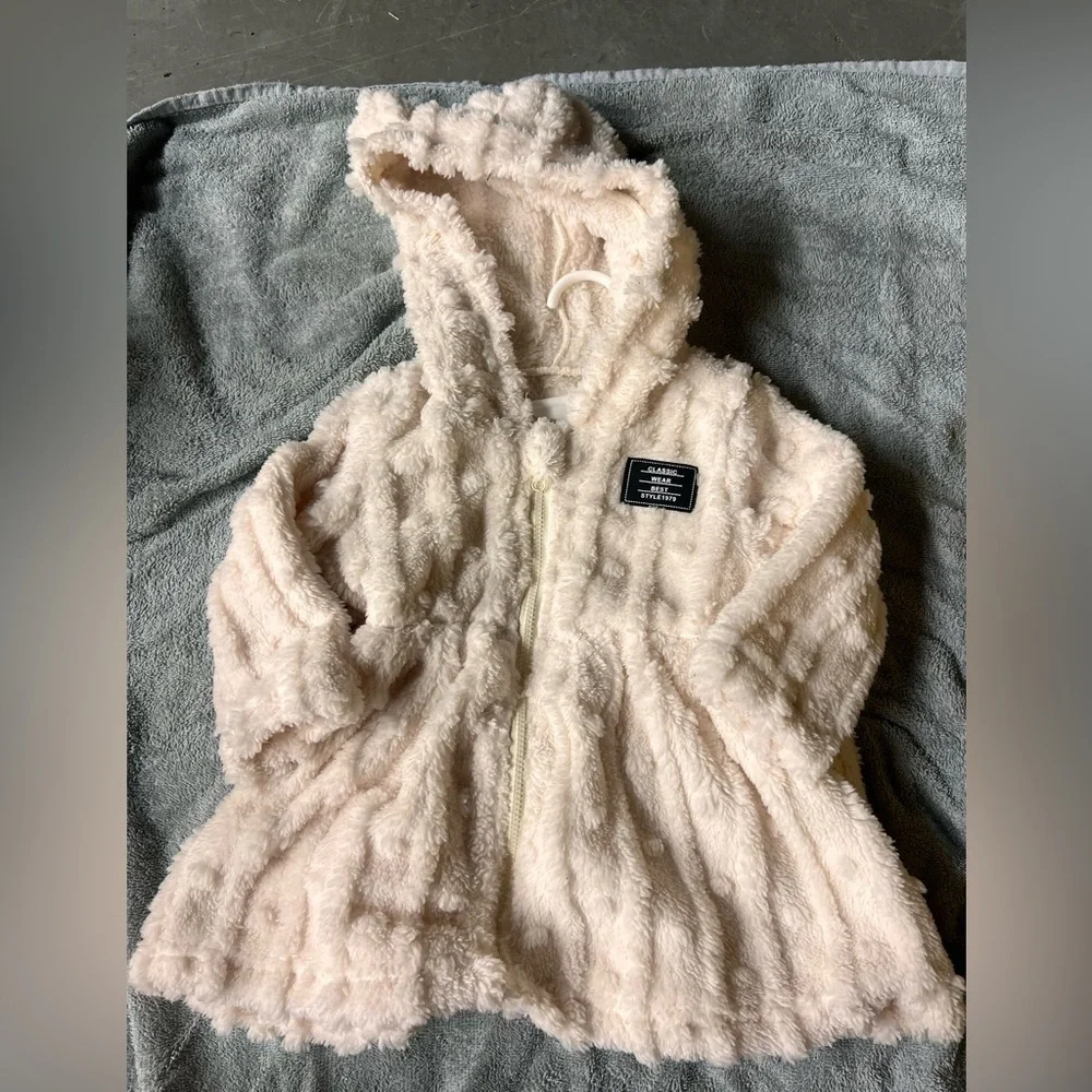 Cozy Cream infant jacket